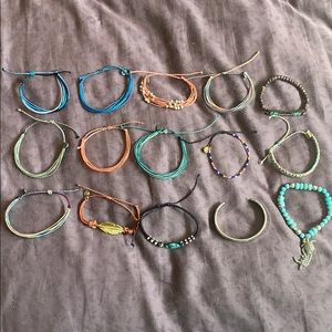 Mix of Bracelets with Pura Vida Bracelets